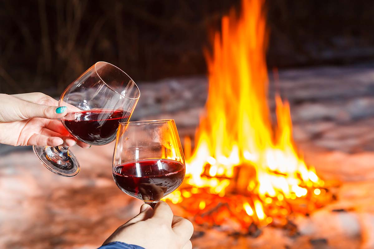 Fire Pit and Wine image